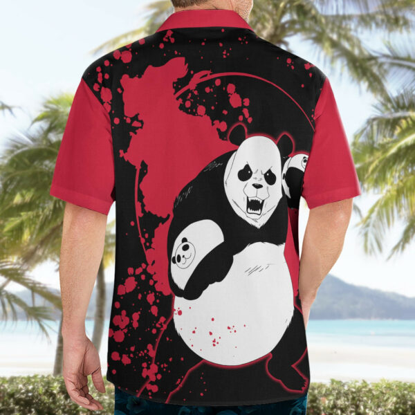 Panda Jujutsu Kaisen Hawaiian Shirt Manga Style Art 4.jpg