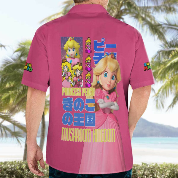 Peach Mario Bros Hawaiian Shirt Anime 4.jpg