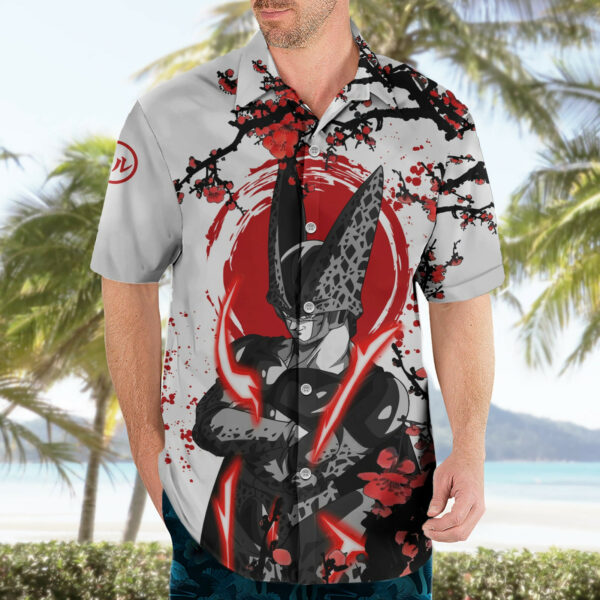 Perfect Cell Style Anime Hawaiian Shirt 3.jpg