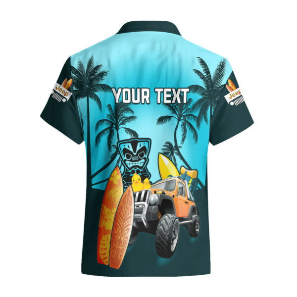Personalised Blue Jeep Beach 2023 Hawaiian Shirt Happy 20th Anniversary 2.jpg