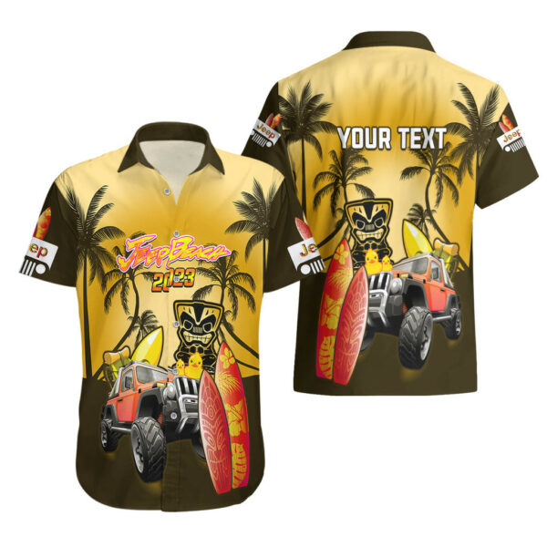 Personalised Gold Jeep Beach 2023 Hawaiian Shirt Happy 20th Anniversary 3.jpg