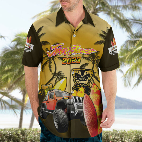 Personalised Gold Jeep Beach 2023 Hawaiian Shirt Happy 20th Anniversary 4.jpg
