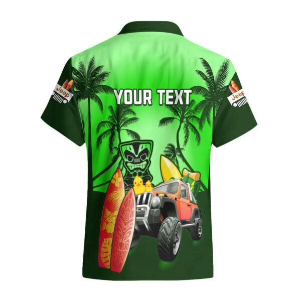 Personalised Green Jeep Beach 2023 Hawaiian Shirt Happy 20th Anniversary 2.jpg