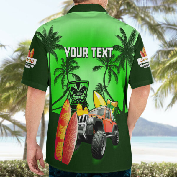 Personalised Green Jeep Beach 2023 Hawaiian Shirt Happy 20th Anniversary 5.jpg