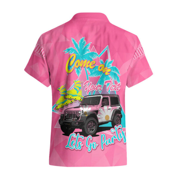 Personalised Jeep Girl Hawaiian Shirt Doll Pink Party 2.jpg