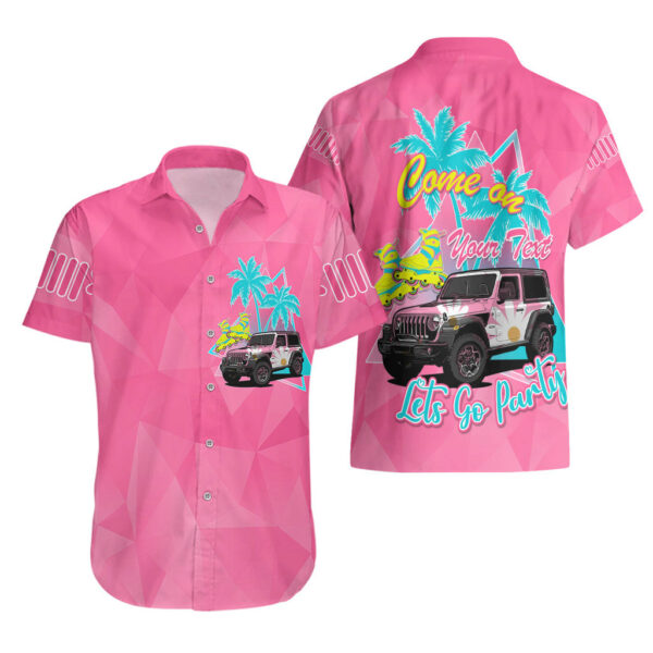 Personalised Jeep Girl Hawaiian Shirt Doll Pink Party 3.jpg