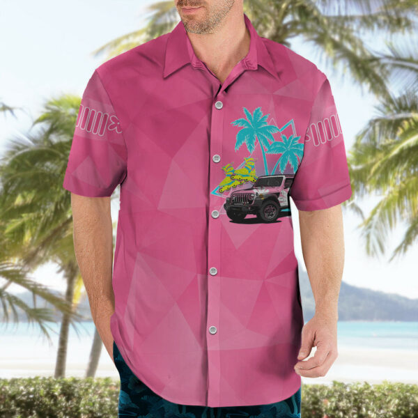 Personalised Jeep Girl Hawaiian Shirt Doll Pink Party 4.jpg