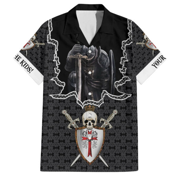 Personalised Knights Templar Warrior Skull Hawaiian Shirt 1.jpg