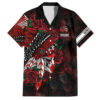Personalised Native American Chief Skull Hawaiian Shirt Rose Skull 1.jpg