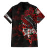 Personalised Native American Chief Skull Hawaiian Shirt Rose Skull 2.jpg
