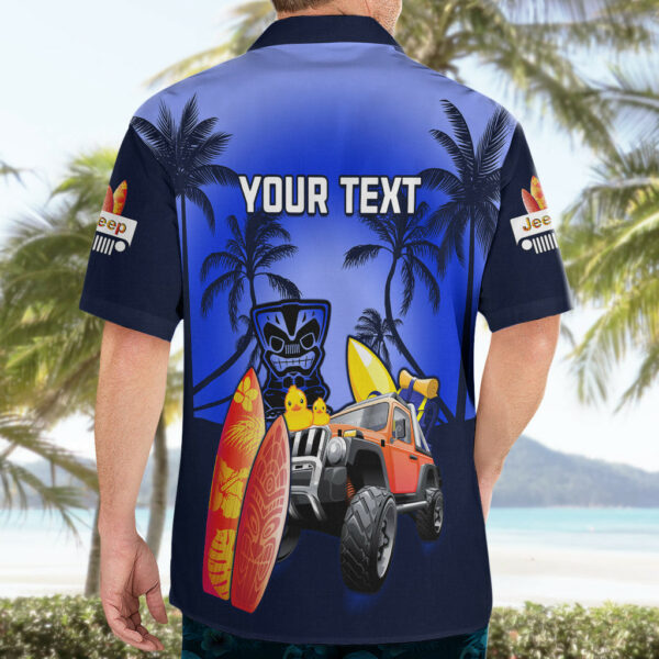 Personalised Navy Blue Jeep Beach 2023 Hawaiian Shirt Happy 20th Anniversary 5.jpg