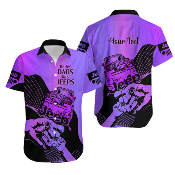 Personalised Purple Jeep Dad Hawaiian Shirt Happy Fathers Day Best Dads Drive Jeeps 3.jpg