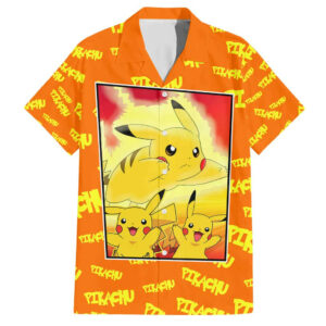 Pika Pika Chu Pokmon Hawaiian Shirt Anime 1.jpg