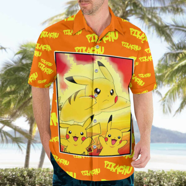 Pika Pika Chu Pokmon Hawaiian Shirt Anime 3.jpg