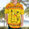 Pikachu Poke Hawaiian Shirt Anime Pixel Christma Pattern 3.jpg
