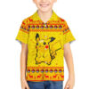 Pikachu Poke Hawaiian Shirt Anime Pixel Christma Pattern 5.jpg