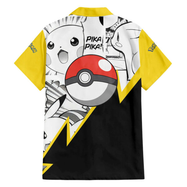 Pikachu Pokemon Anime Mix Manga Hawaiian Shirt 2.jpg