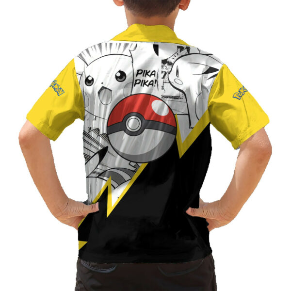 Pikachu Pokemon Anime Mix Manga Hawaiian Shirt 6.jpg