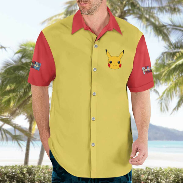 Pikachu Pokemon Hawaiian Shirt Anime 3.jpg