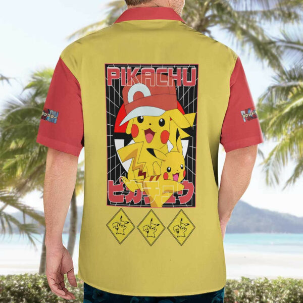 Pikachu Pokemon Hawaiian Shirt Anime 4.jpg