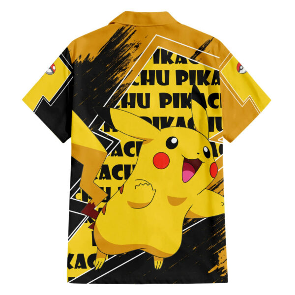 Pikachu Pokemon Hawaiian Shirt Grunge Pattern 2.jpg