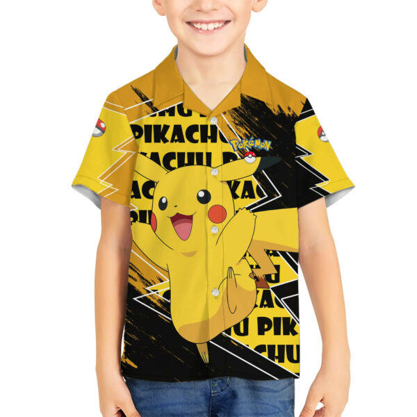 Pikachu Pokemon Hawaiian Shirt Grunge Pattern 5.jpg