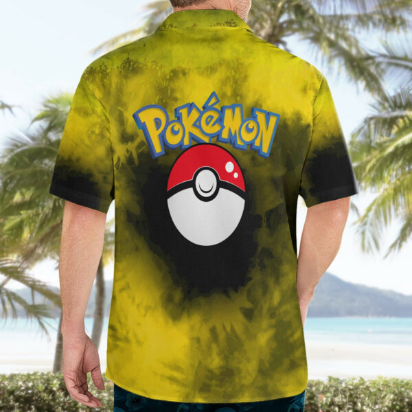 Pikachu Tie Dye Anime Hawaiian Shirt 4.jpg