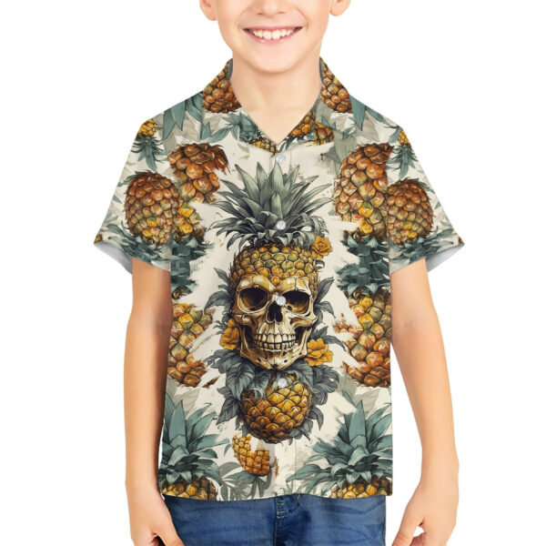 Pineapple Skull Hawaiian Shirt Summer Paradise 5.jpg