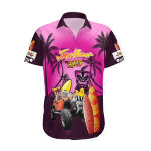 Pink Jeep Beach 2023 Hawaiian Shirt Happy 20th Anniversary 1.jpg