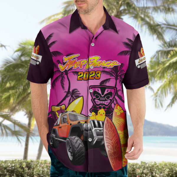 Pink Jeep Beach 2023 Hawaiian Shirt Happy 20th Anniversary 4.jpg