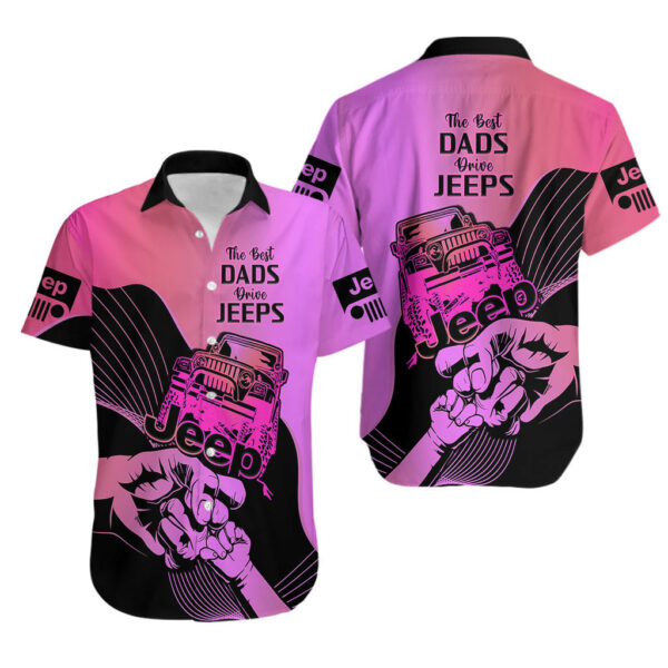 Pink Jeep Dad Hawaiian Shirt Happy Fathers Day Best Dads Drive Jeeps 3.jpg