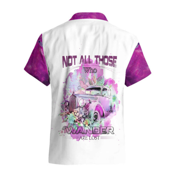 Pink Jeep Galaxy Hawaiian Shirt Not All Those Who Wander Are Lost 2.jpg