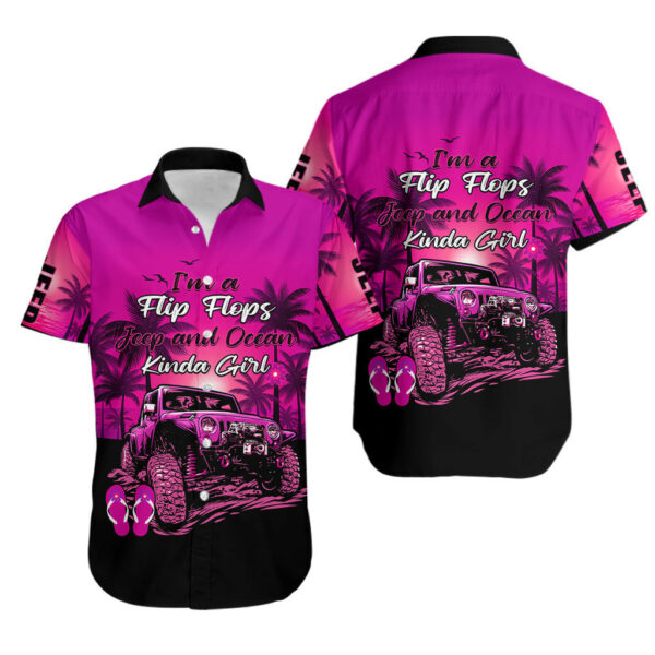 Pink Jeep Hawaiian Shirt Im A Flip Flops And Jeep Kinda Girl 1.jpg