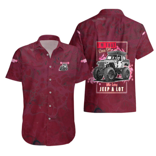 Pink Jeep Hawaiian Shirt Im That Crazy Girl Who Loves Jeep A Lot 3.jpg