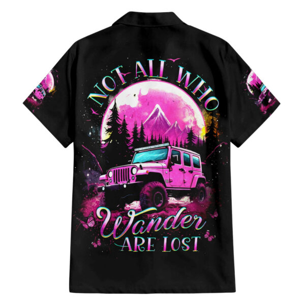 Pink Jeep Hawaiian Shirt Not All Who Wander Are Lost 1.jpg