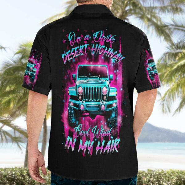 Pink Jeep Hawaiian Shirt On The Dark Desert Highway Cool Wind In My Hair 4.jpg