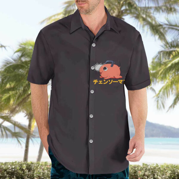 Pochita Chainsaw Man Hawaiian Shirt Anime 3.jpg