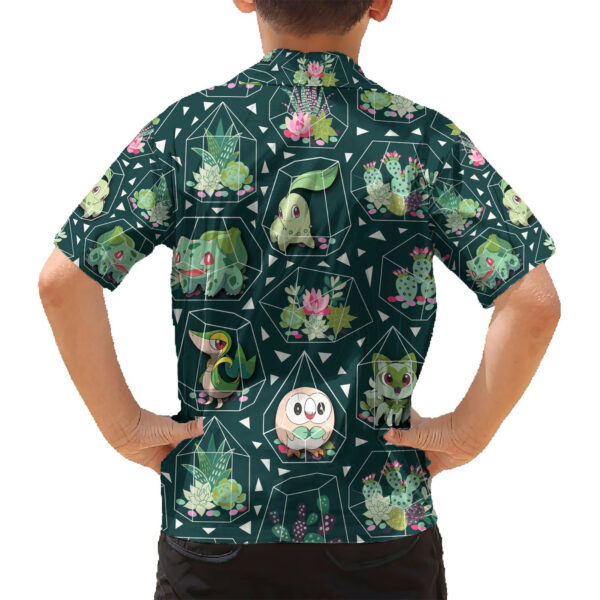 Pokemon Anime Hawaiian Shirt Grass Type Succulents Terrarium Pattern 6.jpg