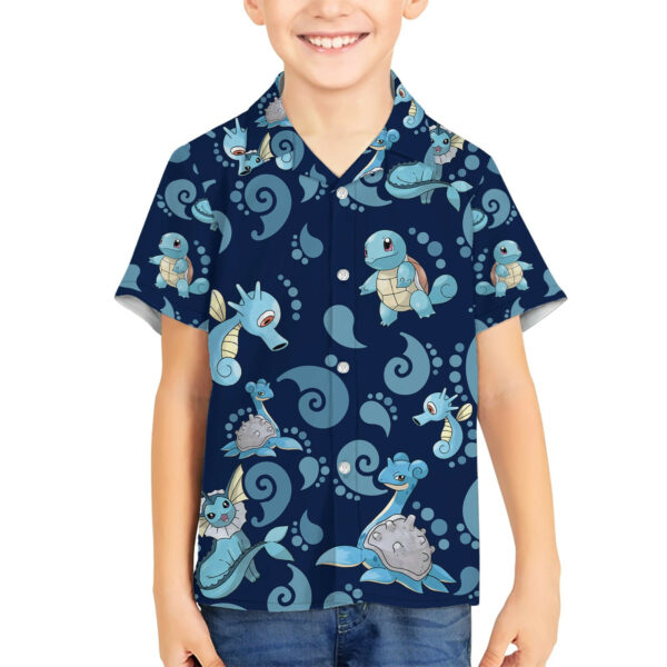 Pokemon Anime Hawaiian Shirt Water Type Deep Dive 5.jpg