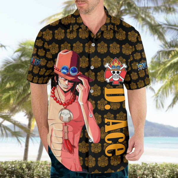 Portgas D Ace Fire Fist One Piece Hawaiian Shirt Anime 3.jpg
