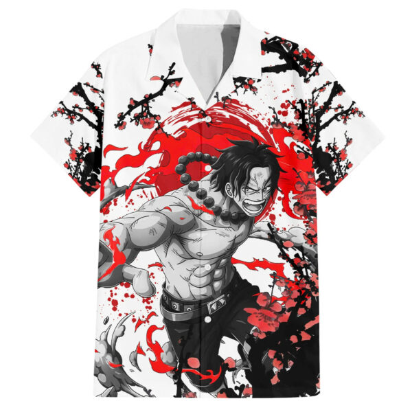 Portgas D Ace Japan Style One Piece Anime Hawaiian Shirt 1.jpg