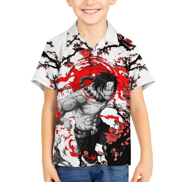 Portgas D Ace Japan Style One Piece Anime Hawaiian Shirt 5.jpg
