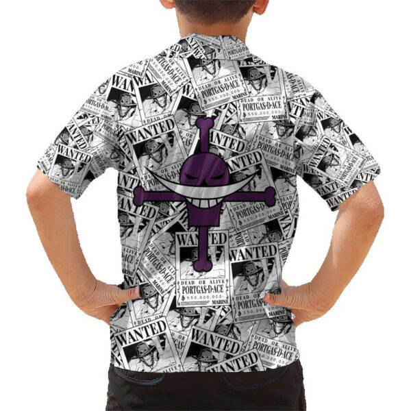 Portgas D Ace Wanted One Piece Hawaiian Shirt Anime 6.jpg