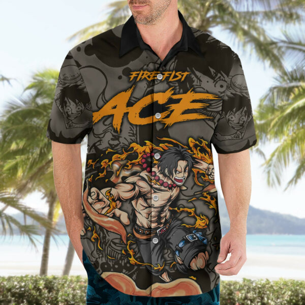 Portgas DAce Fire Fist Of One Piece Hawaiian Shirt Anime Mix Manga 3.jpg