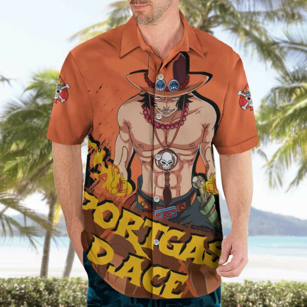 Portgas DAce One Piece Hawaiian Shirt Anime 3.jpg