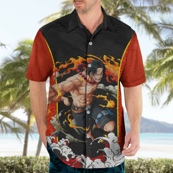 Portgas DAce One Piece Hawaiian Shirt Anime Japan 3.jpg