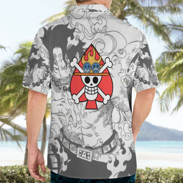 Portgas DAce One Piece Hawaiian Shirt Anime Mix Manga 4.jpg