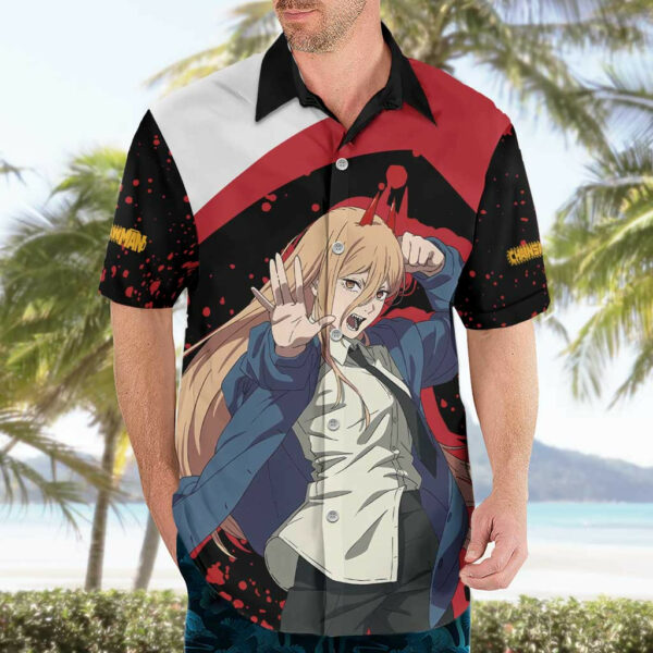 Power Chainsaw Man Hawaiian Shirt Anime 3.jpg