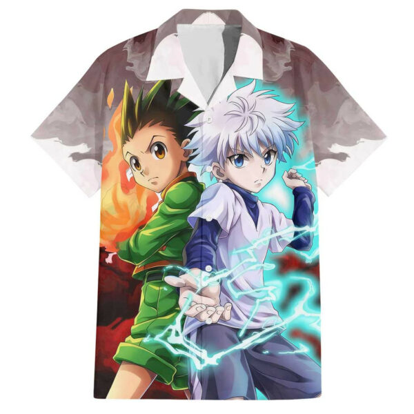Power Duo Gon Killua Hunter X Hunter Hawaiian Shirt Anime 1.jpg