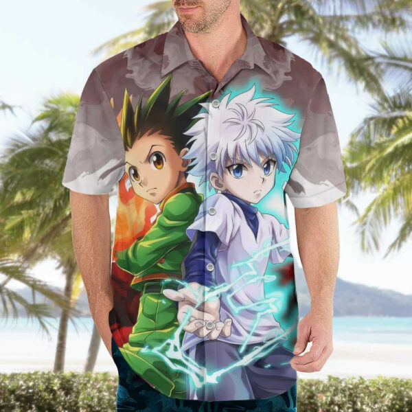 Power Duo Gon Killua Hunter X Hunter Hawaiian Shirt Anime 3.jpg